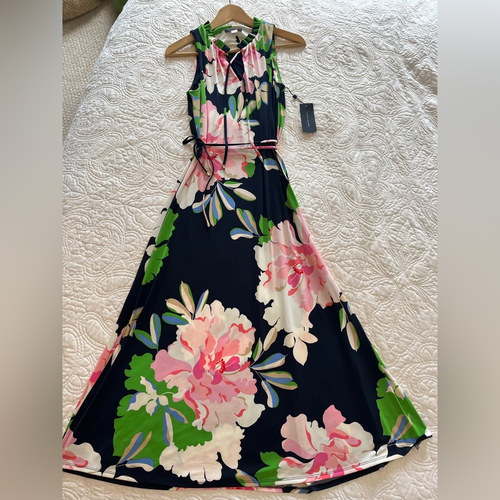Tommy Hilfiger floral dress, size 4. Brand new with tags.  Never worn.